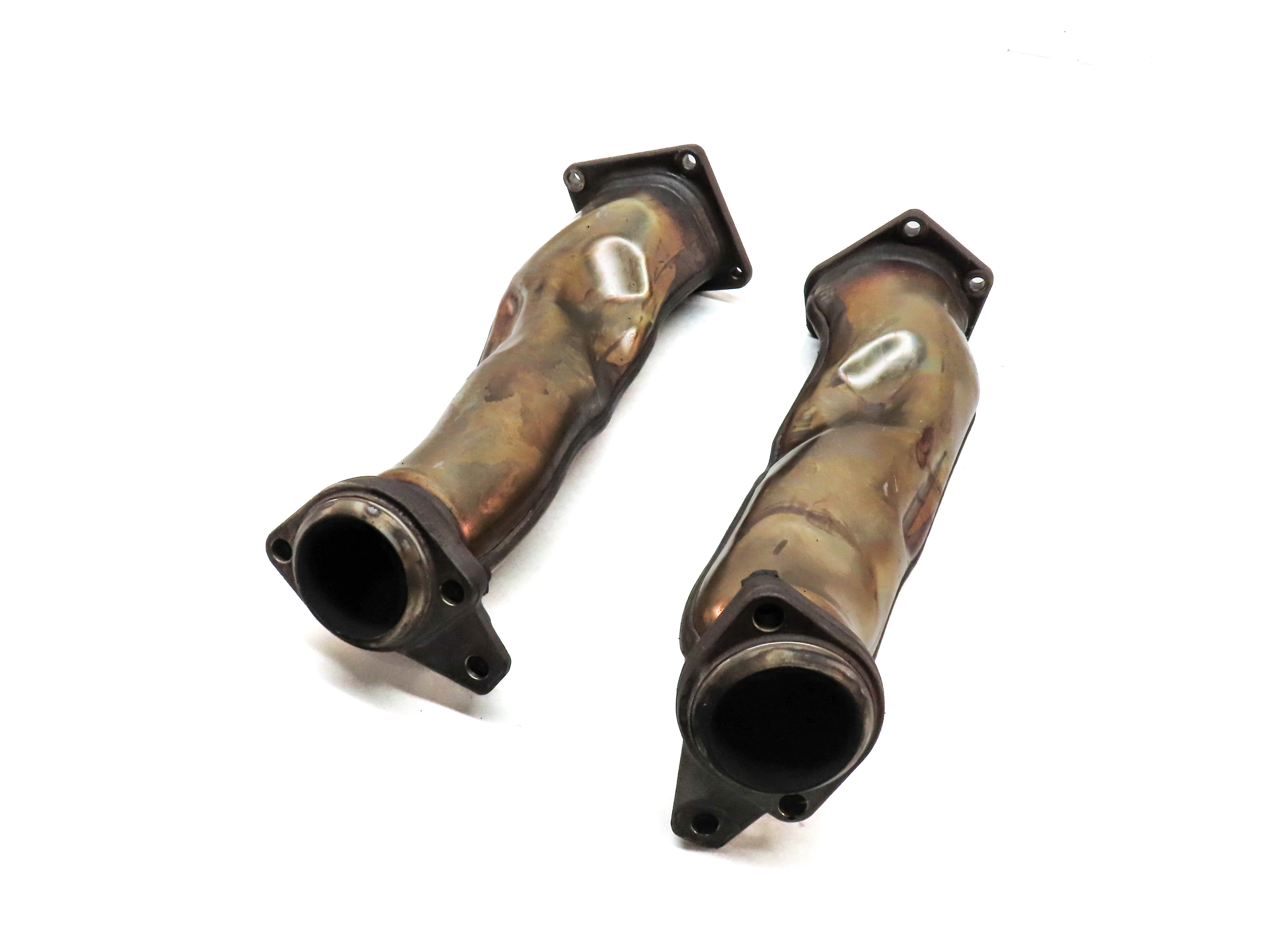 2013 MERCEDES ML550 (W166) 4.6L (278.928) ENGINE TURBOCHARGER EXHAUST PIPE SET/2 — exact item pictured